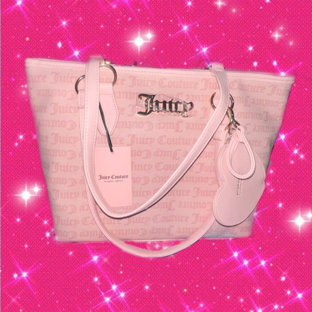 Pink juicy couture tote bag purse NWT